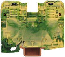 Durchgangsklemme WAGO 2L 35mm² grün/gelb