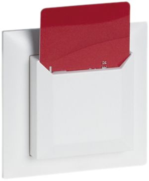 Interruttore Hotel-Card RF INC Omnio argento senza batteria