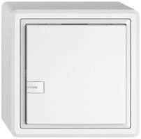 Pulsante universale AP EDIZIO.liv UNI SNAPFIX® 5…48V c.LED blu 1× com.1T bi