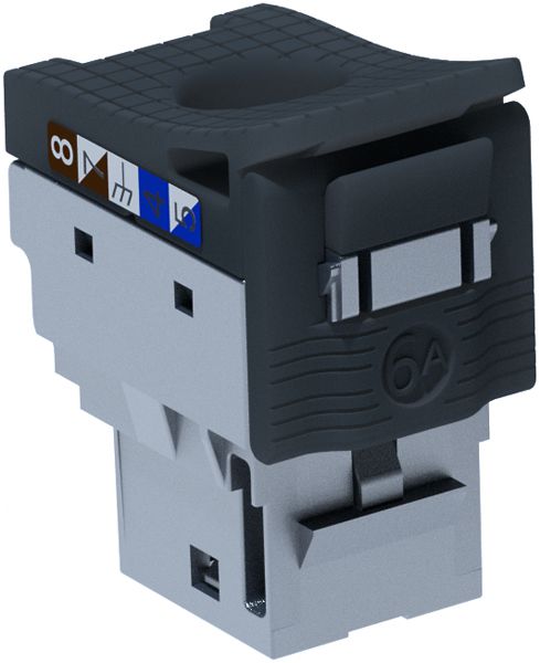 Anschlussmodul RJ45 Legrand Linkeo C, RJ45 Kat.6A/u ISO/IEC Keystone, 24 Stück