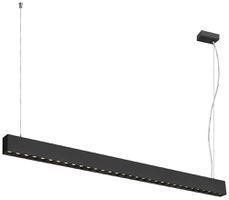 Lampada sospesa LED SLV GLENOS PRO 60W 7400lm 4000K DALI 1285mm nero