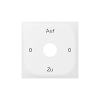 Frontrahmen SIDUS mit Gravur weiss