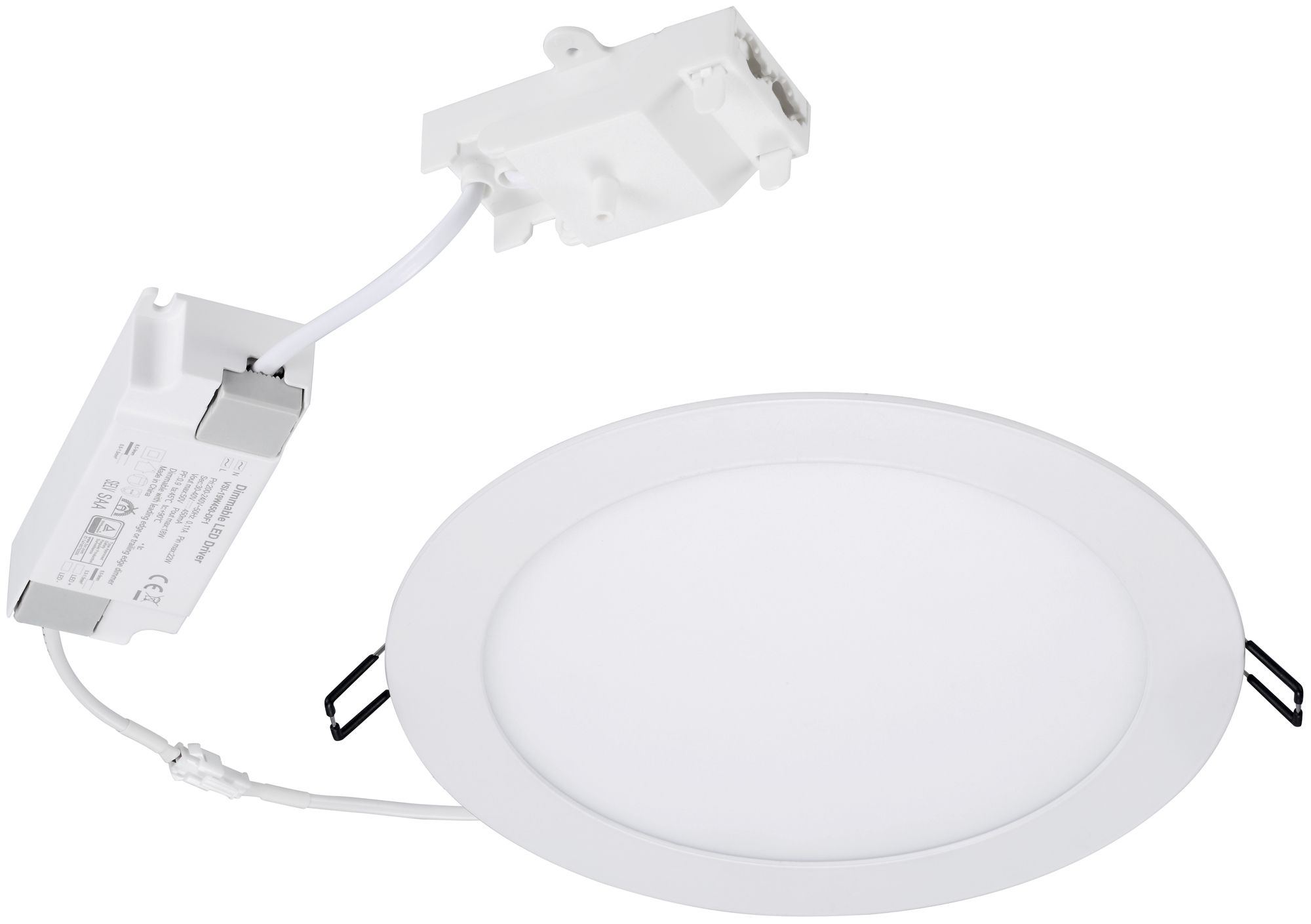EB-LED-Downlight START ECO FLAT 205 17W 1700lm 6500K 120° IP44 rund DIM