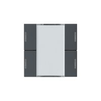 Frontset Hager kallysto LED 4×KNX systemlink/easylink anthrazit