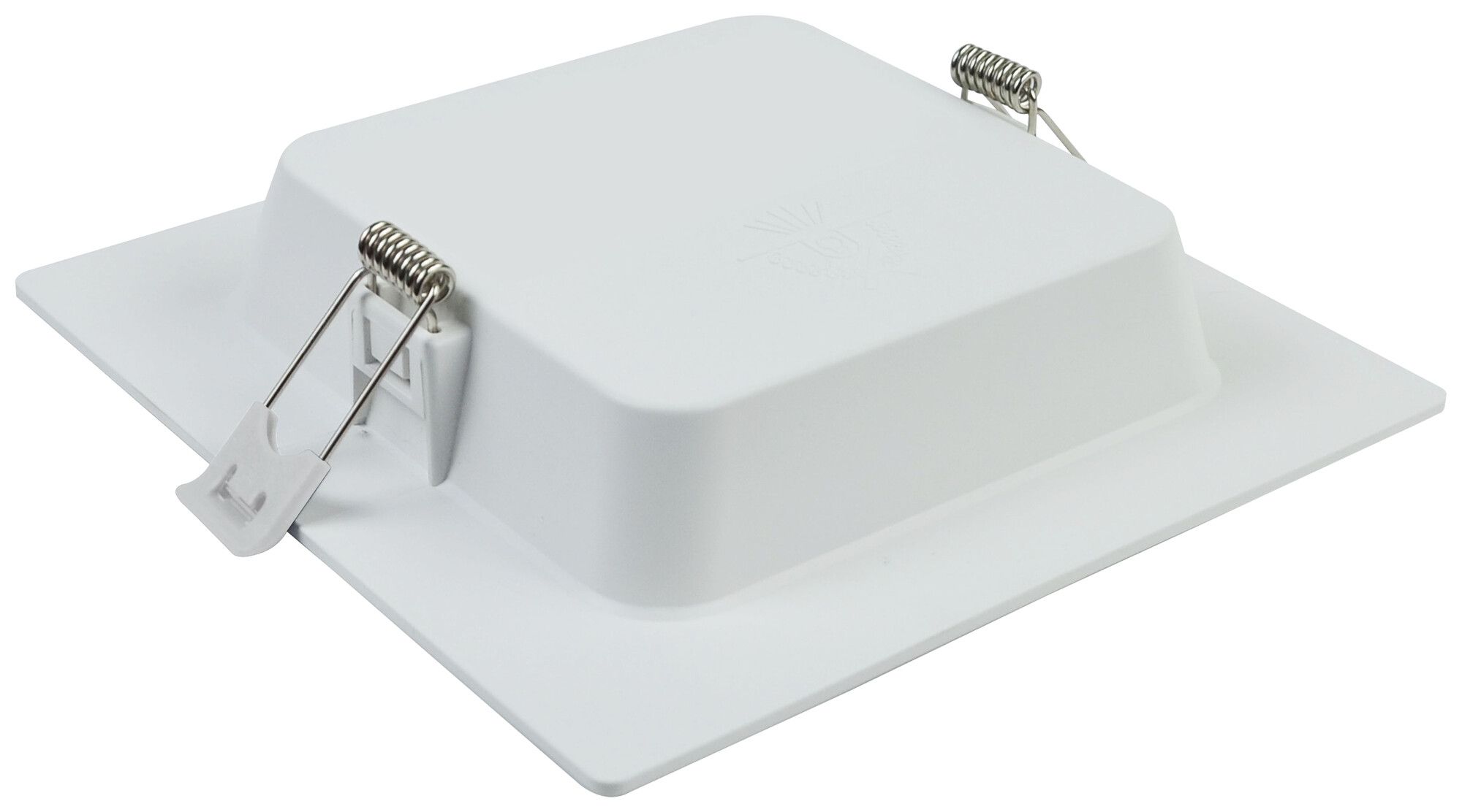EB-LED-Deckenleuchte DOTLUX SQUAREeco 18W 1512lm 3000K IP20 224×224×28mm weiss