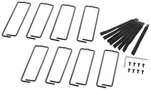 Anneaux de gestion des câbles SE 8" 8 pièces pour racks 750 & 800mm NetShelter