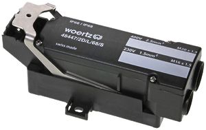 Anschlussdose Woertz für Flachkabel DALI IP IP68 5P+Bus mit Befestigung