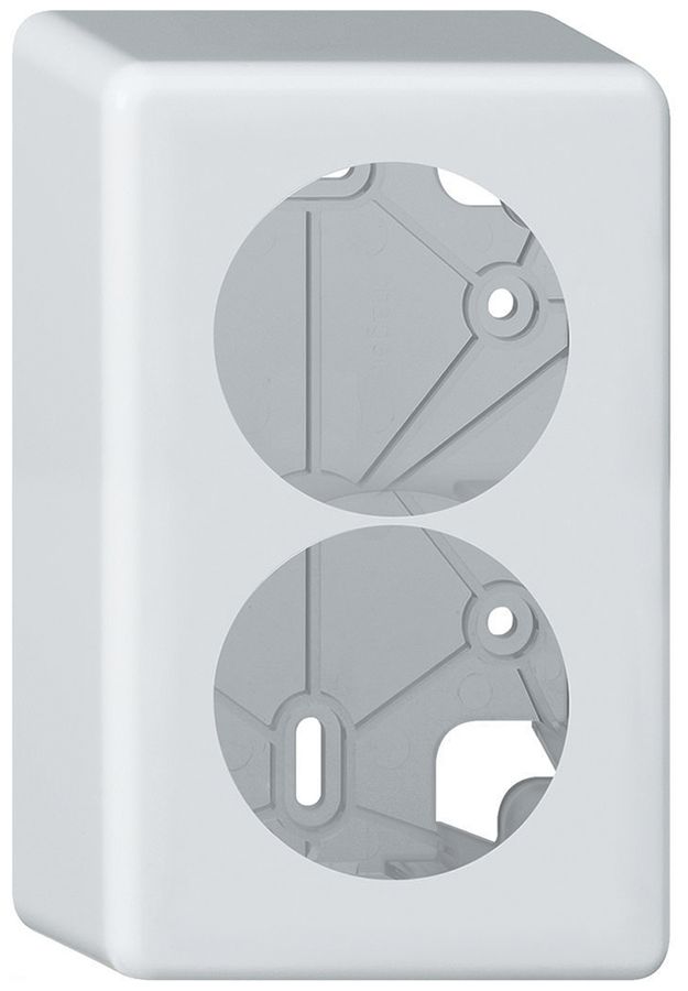 Kit di montaggio AP origin 2×1 orizzontale e verticale 88×148×54mm bianco