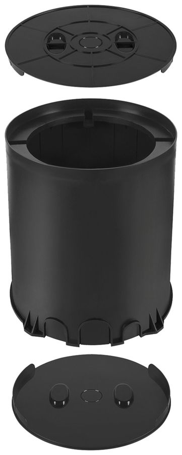 EB-Gehäuse SLV DASAR XL Kunststoff Ø281×295mm schwarz