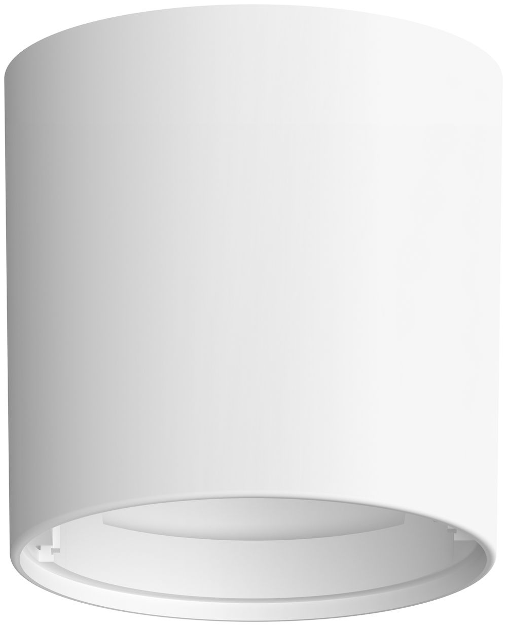 Quadro AP Theben 75B bianco per PlanoSpot Ø80mm