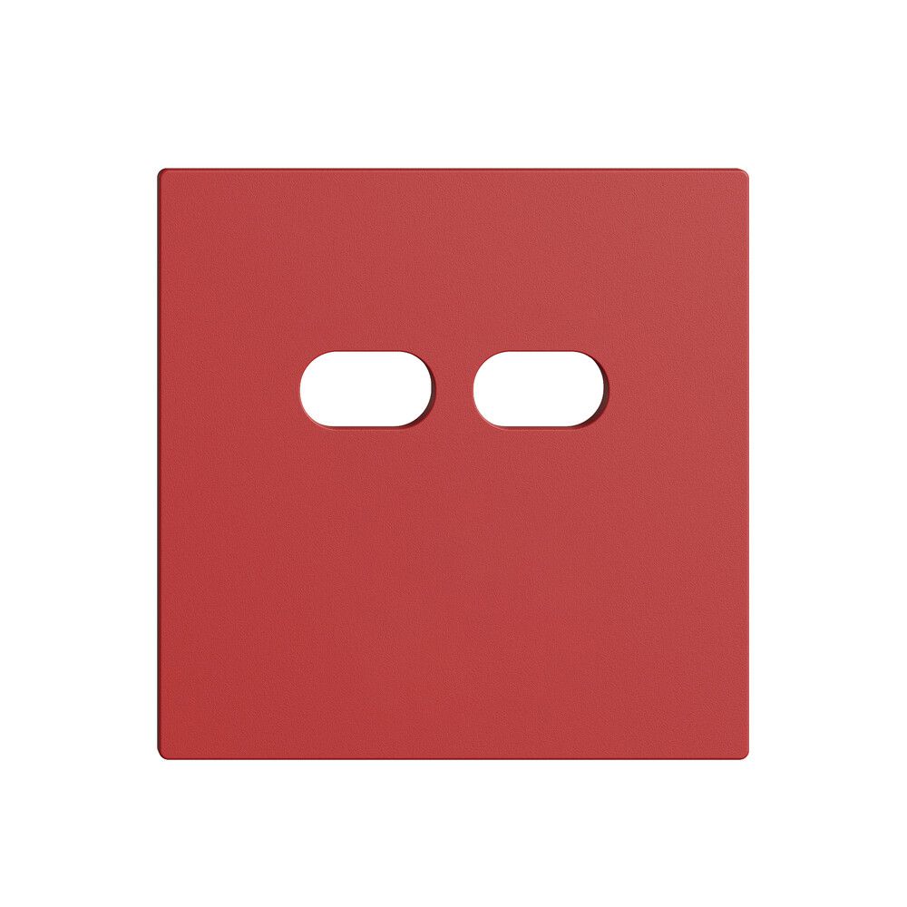 Montageset Feller EDIZIOdue für Steckdose USB 18W 2×Typ C berry