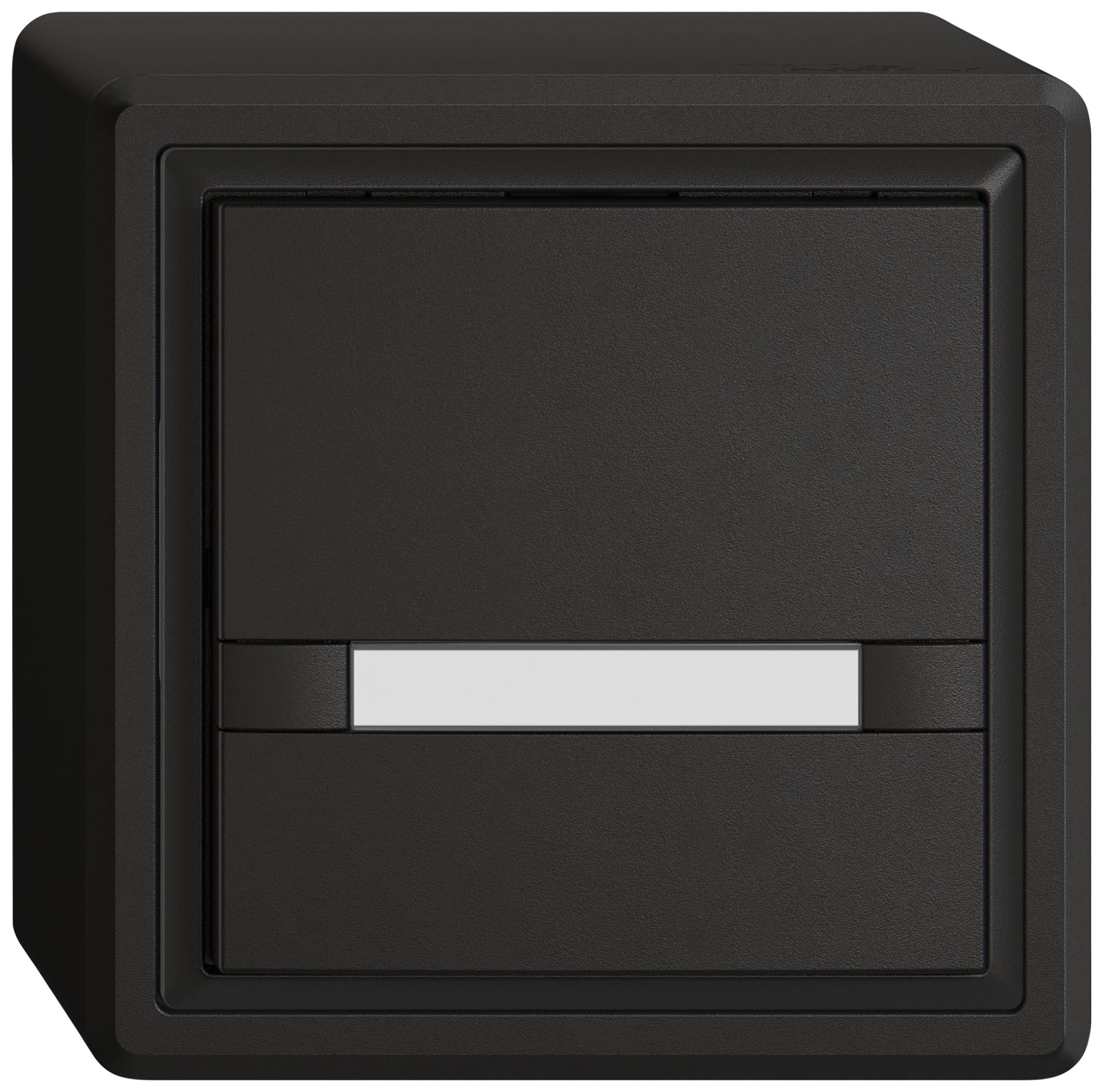 AP-KNX-Taster RGB EDIZIO.liv SNAPFIX® Temperaturfüh.o.LED Pap.1×T 2-Tbed.sz