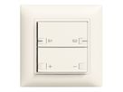 UP-Frontset Universaldimmer Szene 1K/2T ZEP 88×88mm weiss
