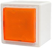 AP-Blitzleuchte Hugentobler 016LA 230V AC IP21 Xe 5J gelb