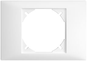 Abdeckrahmen I EDIZIOdue colore BKE weiss