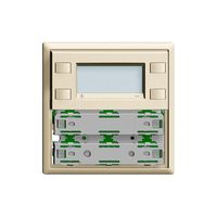 Placca frontale RTH KNX 1…4×EDIZIOdue crema, con LED RGB