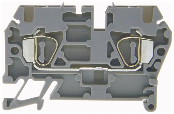 Borne de passage joignable WZ 0.2…2.5mm² 20A 600V ressort 2×1 rail DIN 35mm gr
