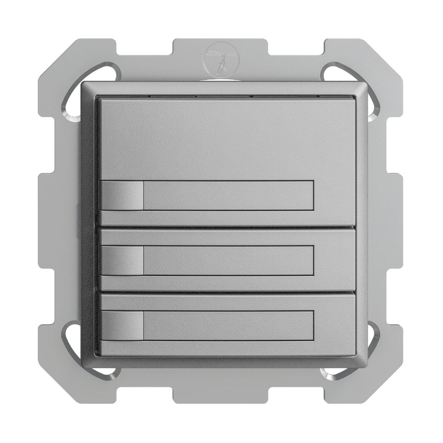 Poussoir KNX RGB ENC EDUE, 250mW, s.LED, a.papier, 3×poussoir, 1×touche, si