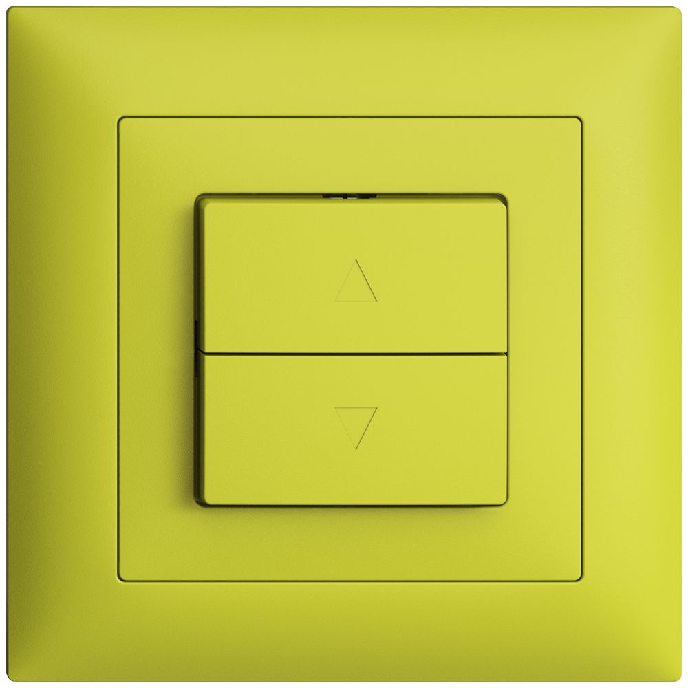 Kit frontale INC EDIZIOdue FMI lemon per pulsante & interr.tapparel.