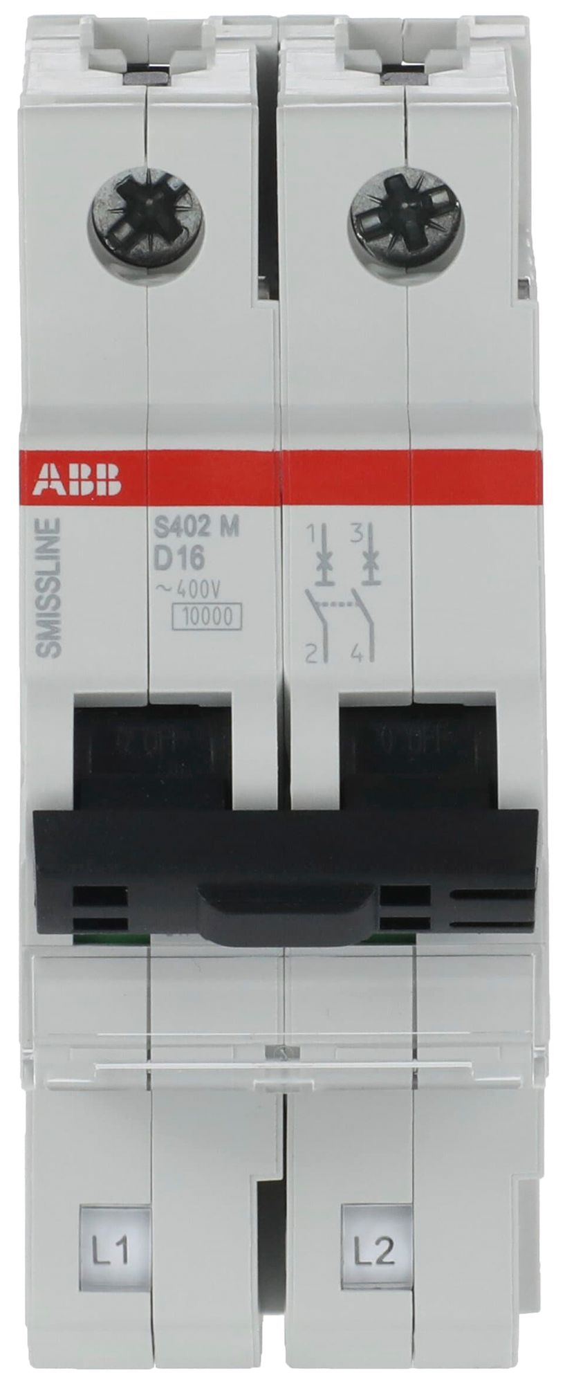 Leitungsschutzschalter SMISSLINE TP S 2×16A D 10kA