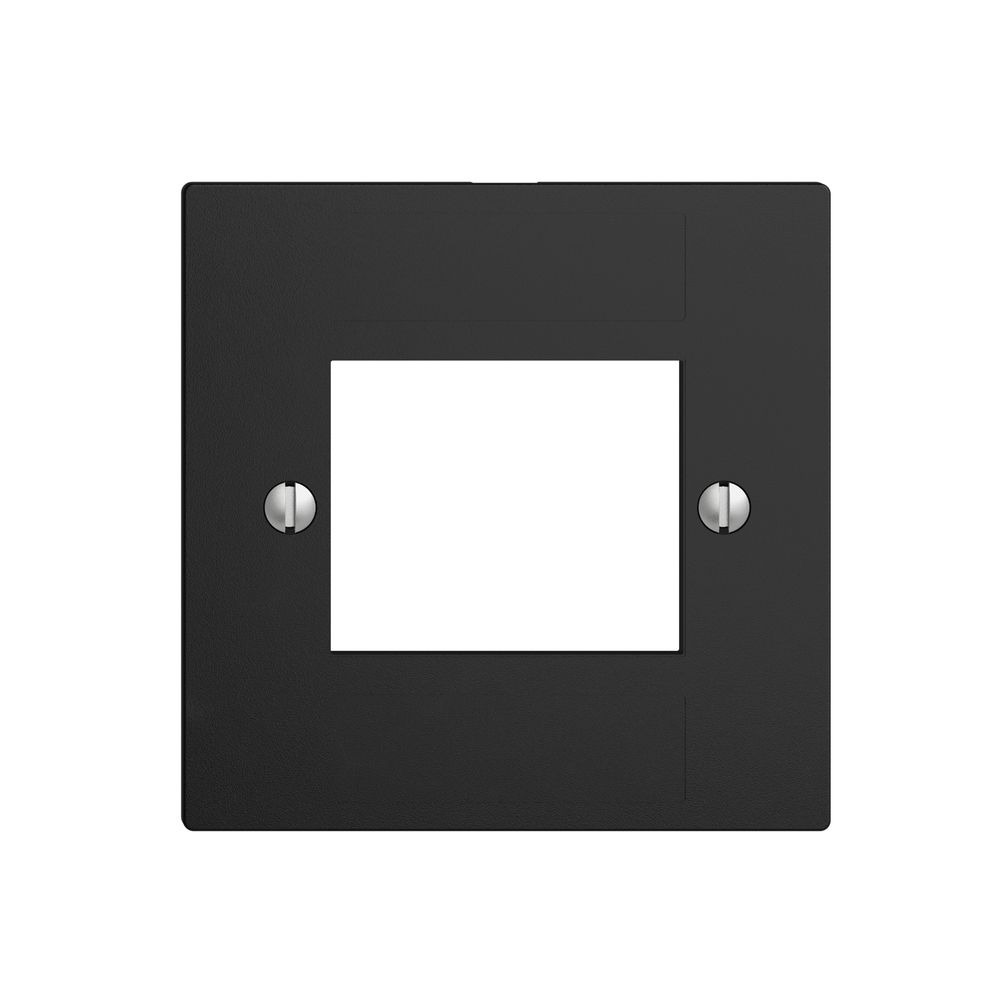 Frontplatte 4×RJ45 ITplus EDIZIOdue schwarz