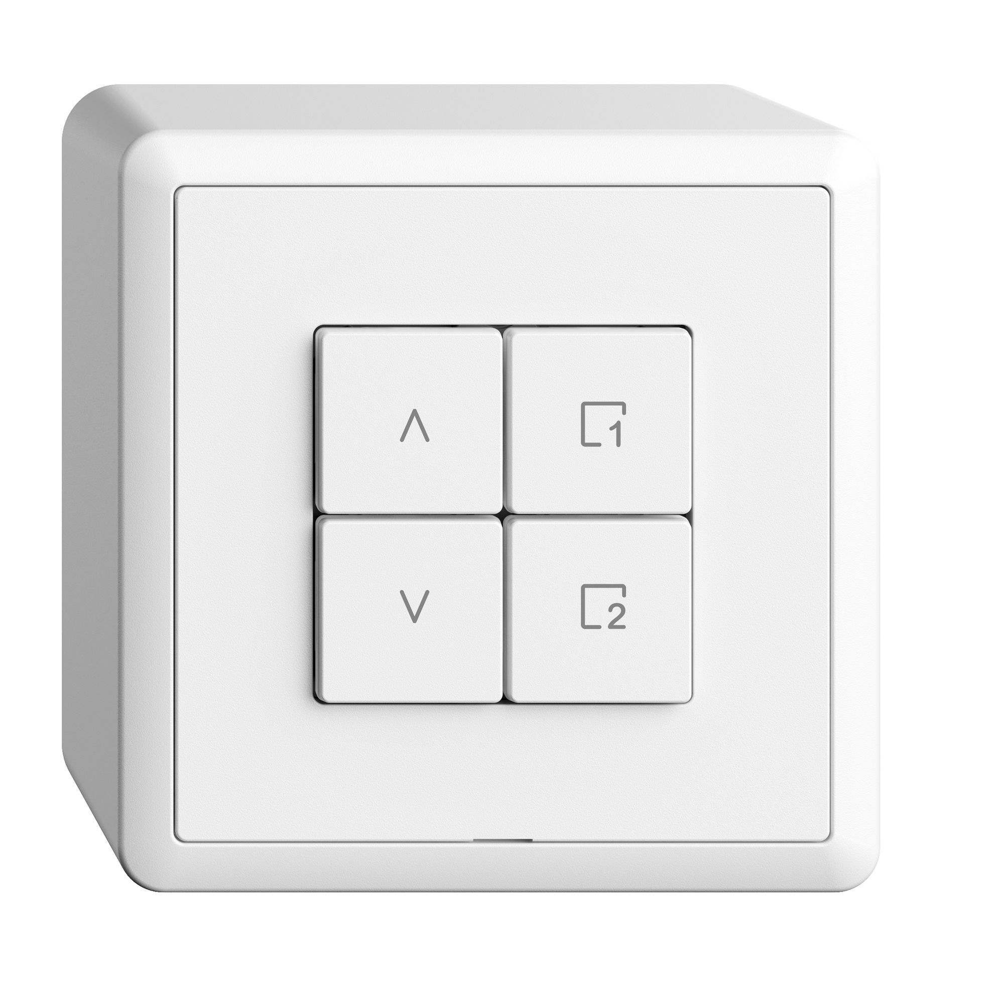 Interrupteur stores AP 1K/4T scène Edue Wiser blanc