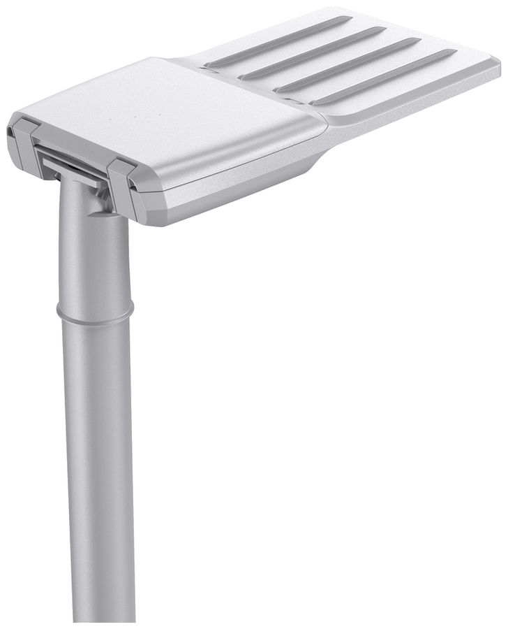 LED-Strassenleuchte DOTLUX DOLPHIN IP66 75W 11000lm 3000…4000K grau