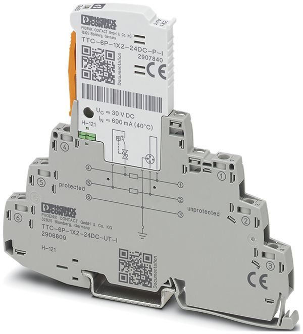 Protezione sovratensioni Phoenix Contact TTC-6P-1X2-48DC-UT-I