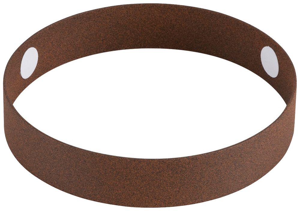 Bague décorative SLV CYFT Ø131×24.5mm acier brun