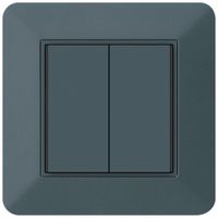 Poussoir KNX ENC KTR 2×touches 4×points actionnables LED anthracite