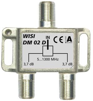 Ripartitore F WISI DM02D 2 volte 3.7dB 5…1300MHz