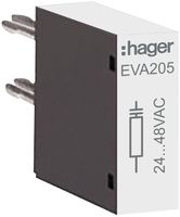 Module RC Hager 24VAC pour fusibles EV018…EV038, EVN032…EVN045, EVL014…EVL027