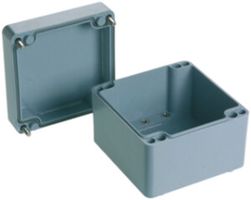 Boîtier AP PEs 122×120×90mm gris clair, IP65, Lithos Woertz