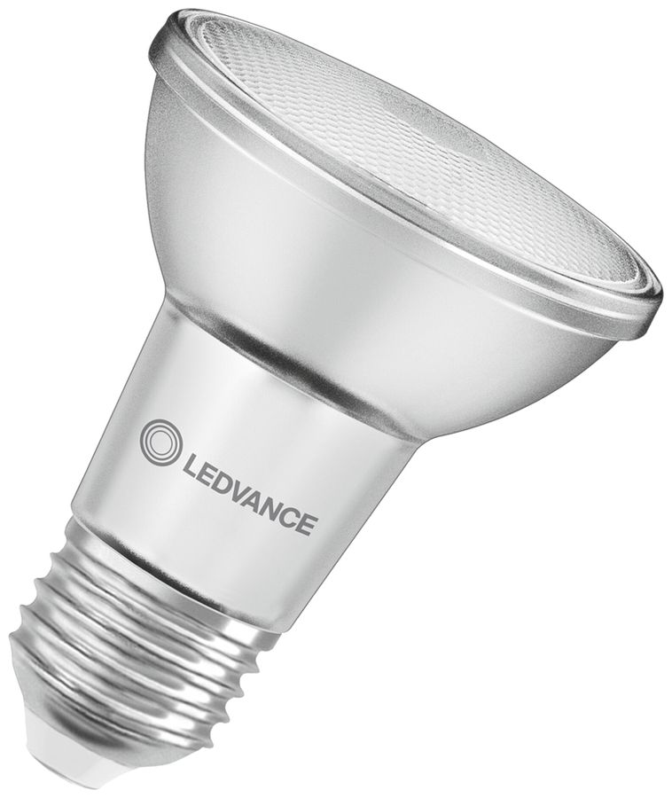 Lampe LED LEDVANCE E27 6.4W 350lm 2700K VAR Ø65×88mm PAR20 clair 36°