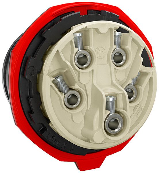 Stecker CEE NEO 5P 16A 380…415V 6h rot IP54 Schraubklemme