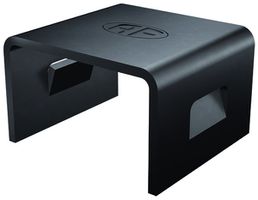 Supporto di fissaggio per Quadro Flury AV 60, acciaio inossidabile A2, nero