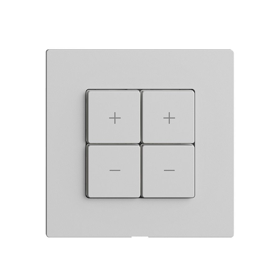 Variateur Uni-LED 2K/4T Edue Wiser gris clair