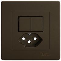 UP-Montageset EDIZIO.liv SNAPFIX® für Kombi.T13 mit 2 Druckknöpfen br