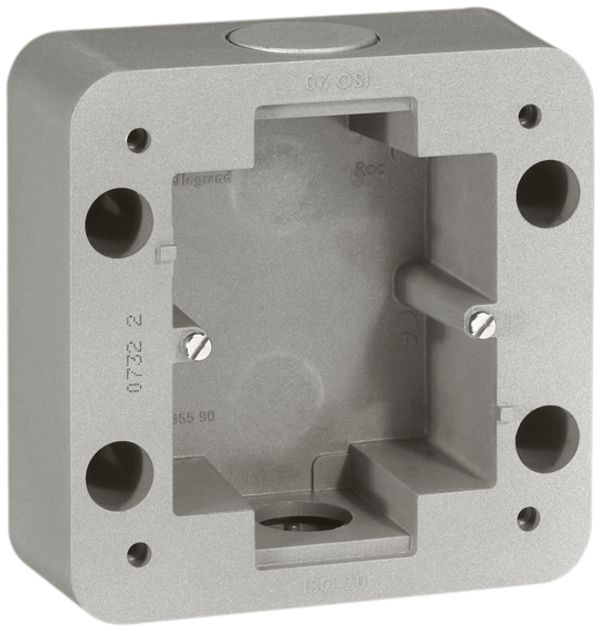 Quadro AP Soliroc 1×1 cromato