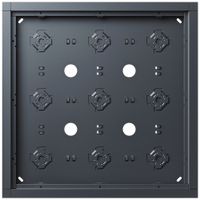 Boîtier AP Siedle 9× 332×332×36.5mm anthracite