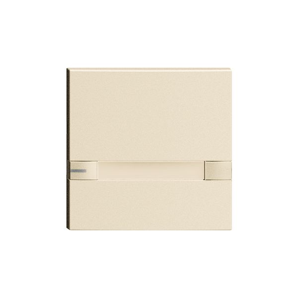 Touche 1/1 KNX/électron.a.LED+ pap.EDIZIOdue comm.2×crema