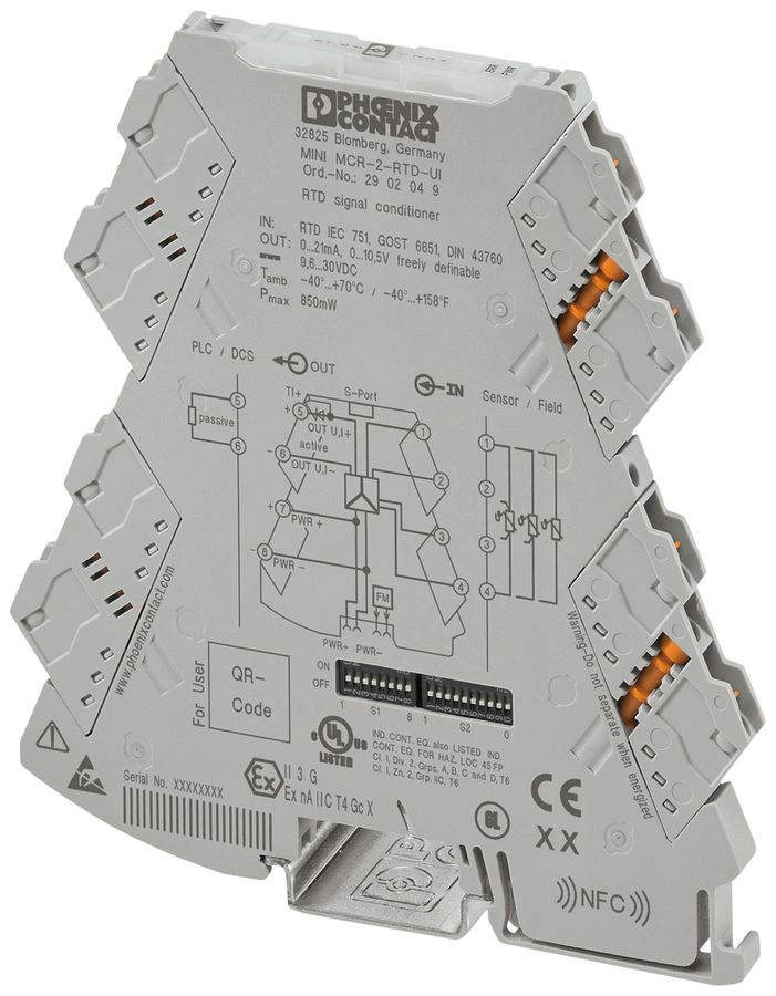 Convertisseur de température MINI MCR-2-RTD-UI