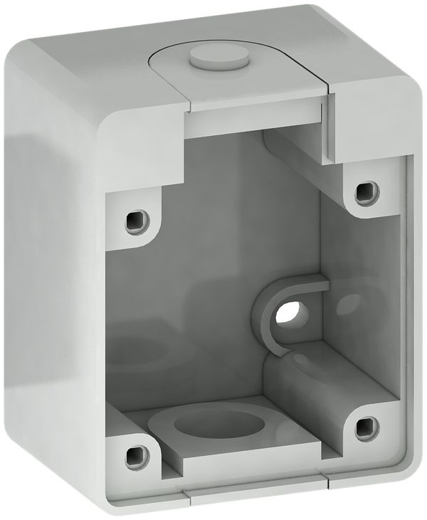 Boîtier AP Bals gris pour type13/23