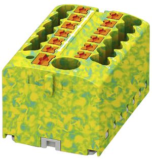 Verteilerblock PX PTFIX 6/12X2,5 GNYE