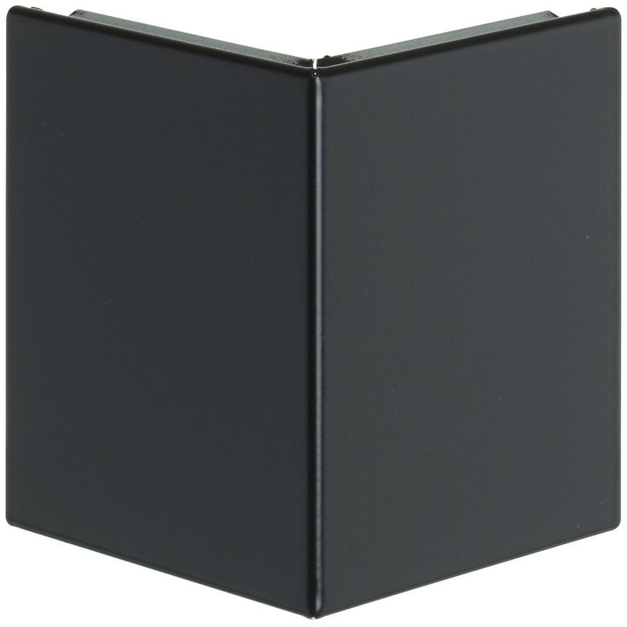 Ausseneckabdeckung 80mm schwarz