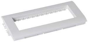 Modulträger Mosaic 1×6 horizontal 80×78mm weiss matt