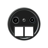 Multimediadose TV-R origin Stichdose 4dB schwarz