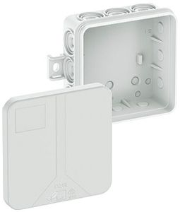 Boîte de dérivation AP Günther Spelsberg i 12-L GL 85×85×37mm IP55 gris clair