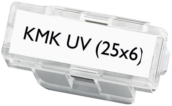 Segnacavo PX KMK UV Ø6mm 25×6mm trasparente
