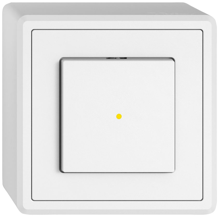 AP-Leuchtdruckschalter EDIZIO.liv SNAPFIX® 6/1L Frontlinse LS gelb ws